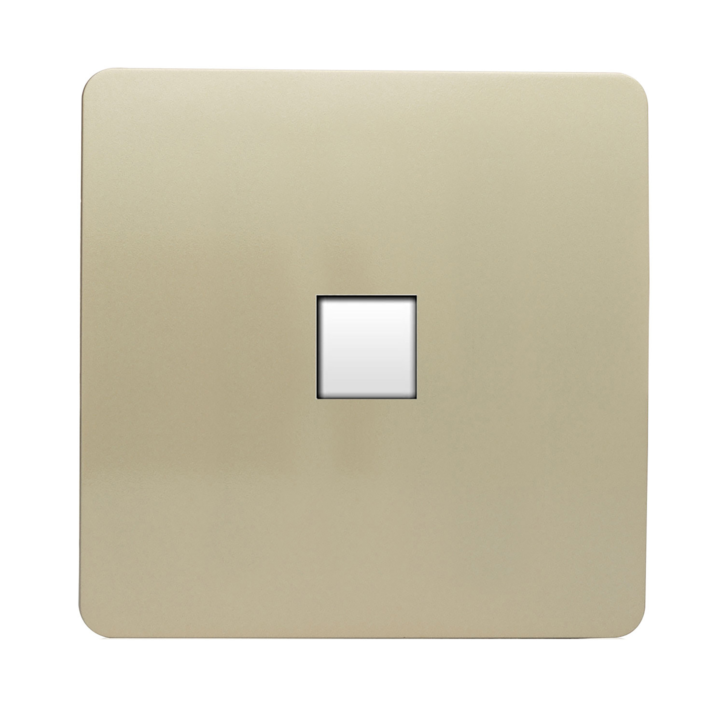 ART-PCGO  Single PC Ethernet Cat 5 & 6 Data Outlet Champagne Gold